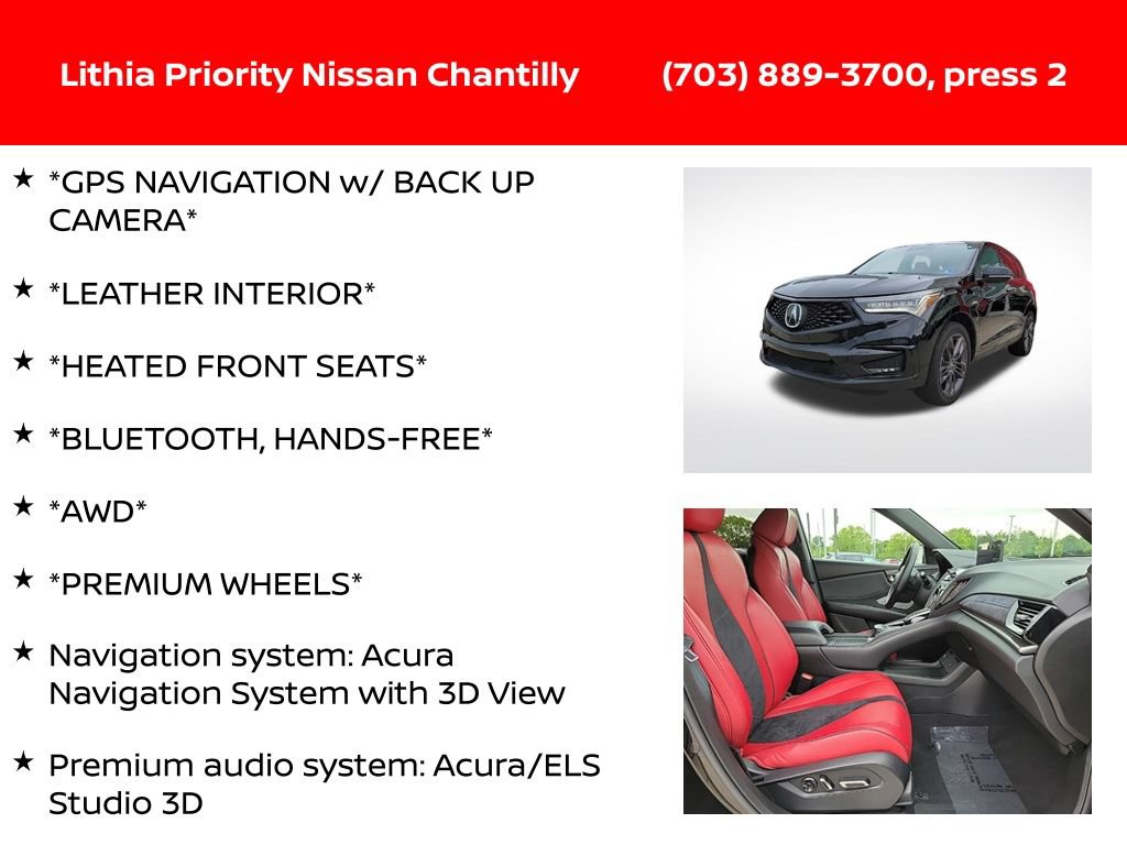 Used 2021 Acura RDX A-Specw/ Technology Package AWD/4WD image 6