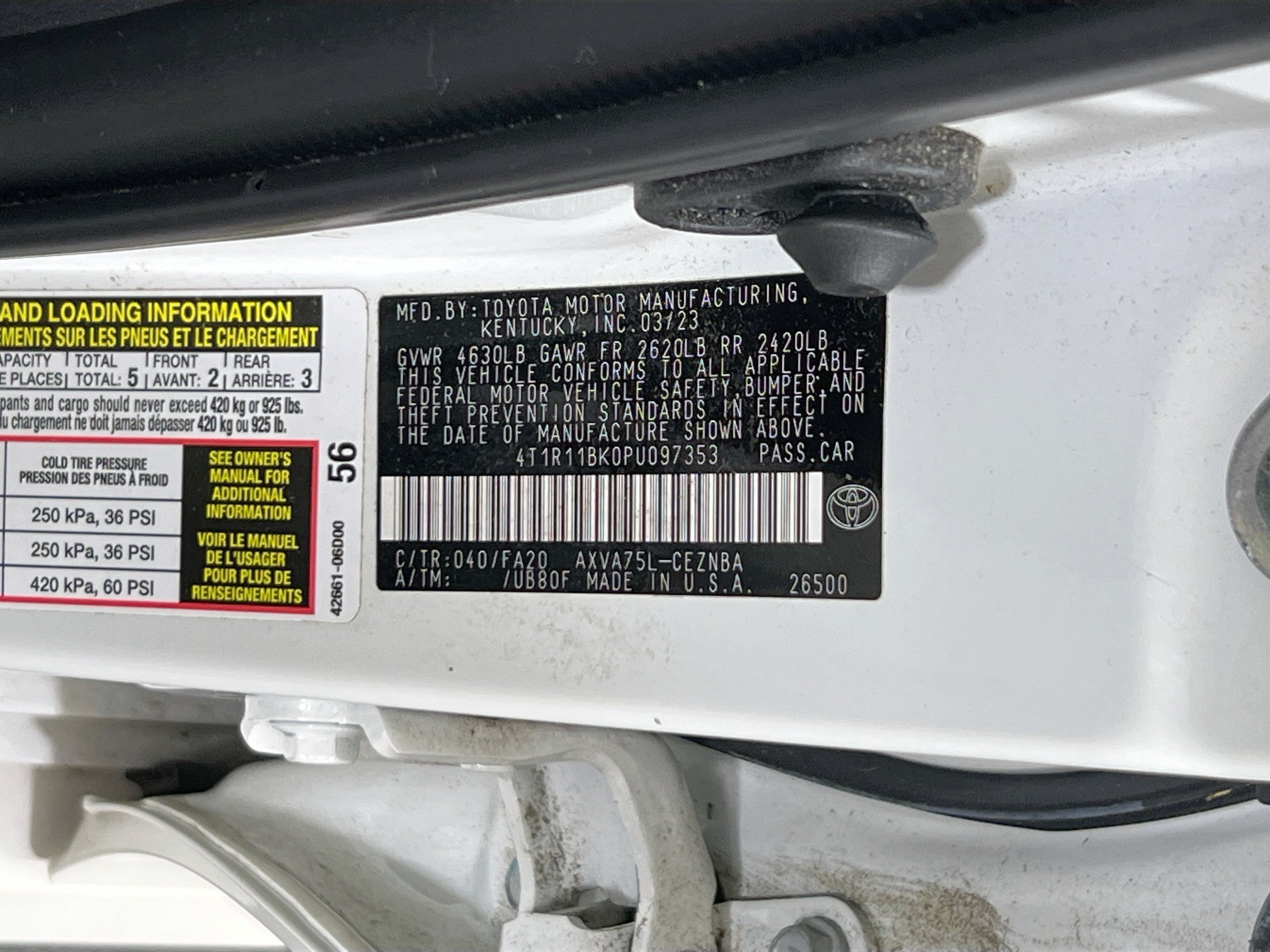 Used 2023 Toyota Camry LE w/ Cold Weather Package AWD/4WD image 30