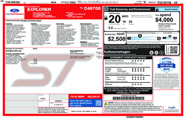 New 2026 Ford Explorer ST AWD/4WD image 25