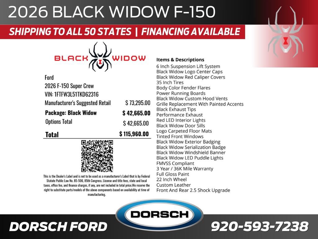 New 2026 Ford F150 XLT w/ Equipment Group 303A High AWD/4WD image 2