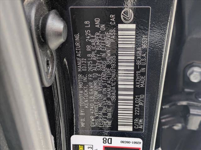 Used 2022 Lexus ES 300h w/ Premium Package FWD image 25