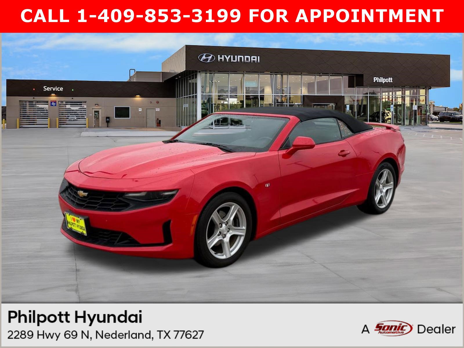 Used 2020 Chevrolet Camaro LT RWD image 1
