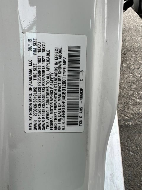Used 2016 Honda Odyssey Touring Elite image 11