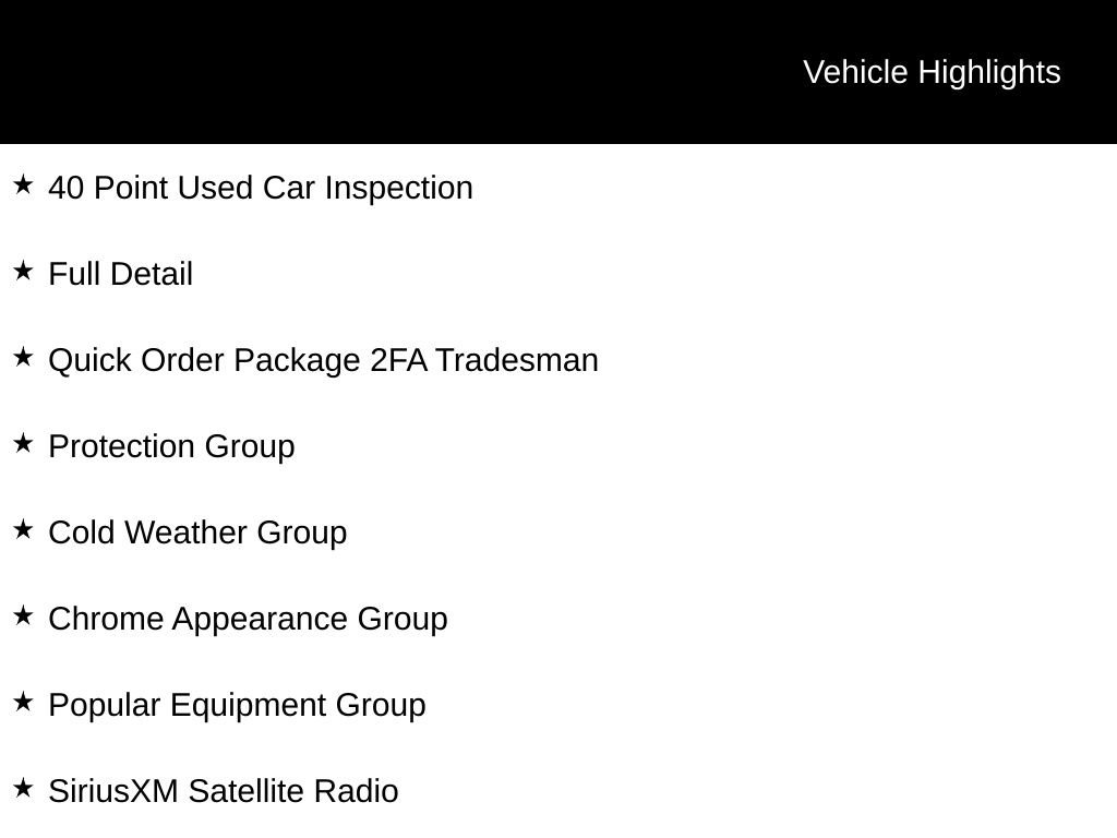 Used 2017 RAM 3500 Tradesman w/ Chrome Appearance Group