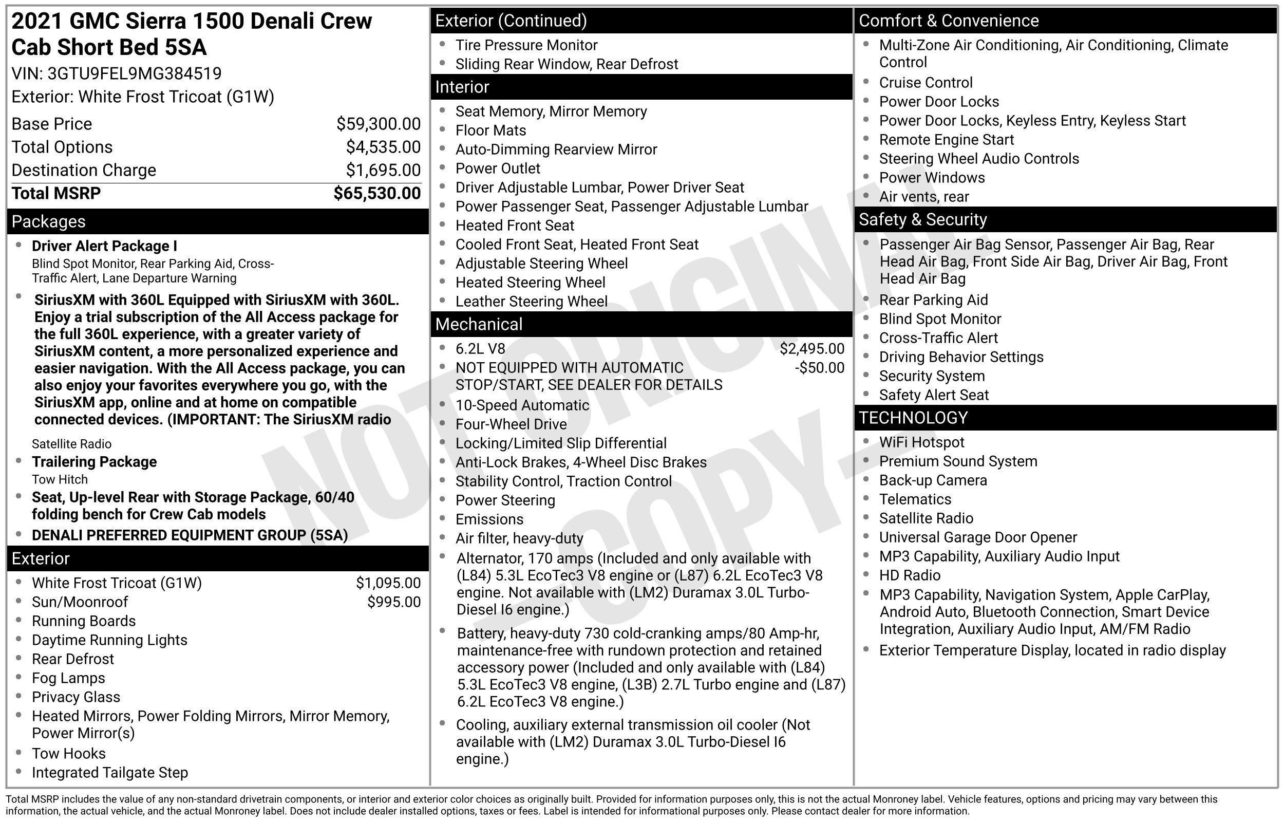 Used 2021 GMC Sierra 1500 Denali AWD/4WD image 2