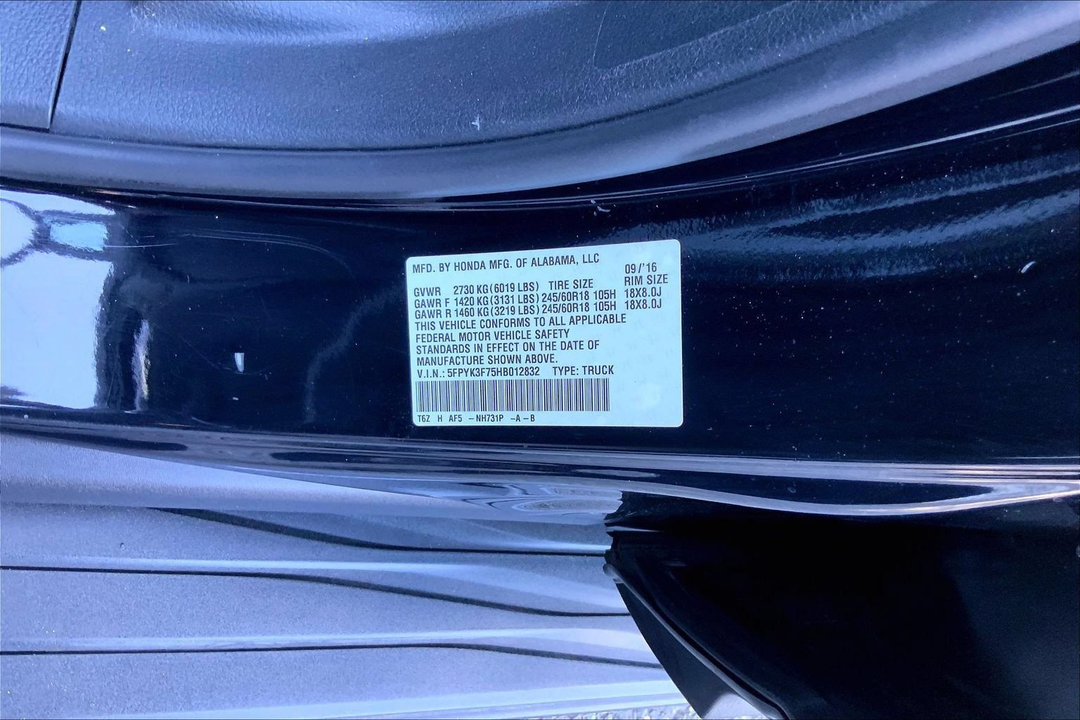 Used 2017 Honda Ridgeline RTL-E image 29