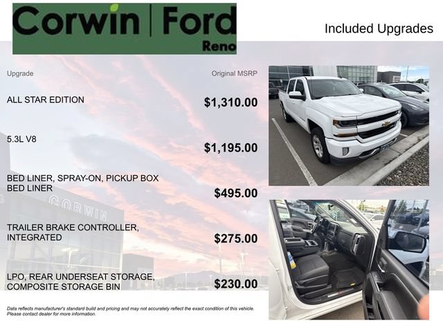 Used 2016 Chevrolet Silverado 1500 LT w/ All Star Edition AWD/4WD image 8