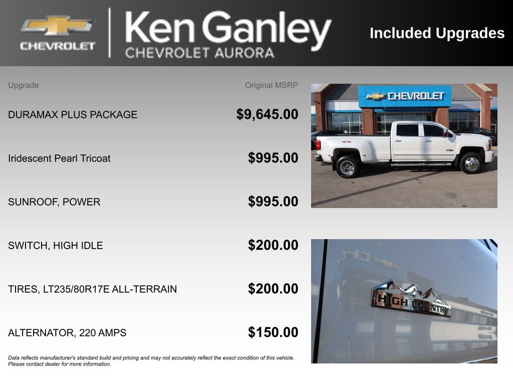 Used 2019 Chevrolet Silverado 3500 High Country w/ Duramax Plus Package image 6