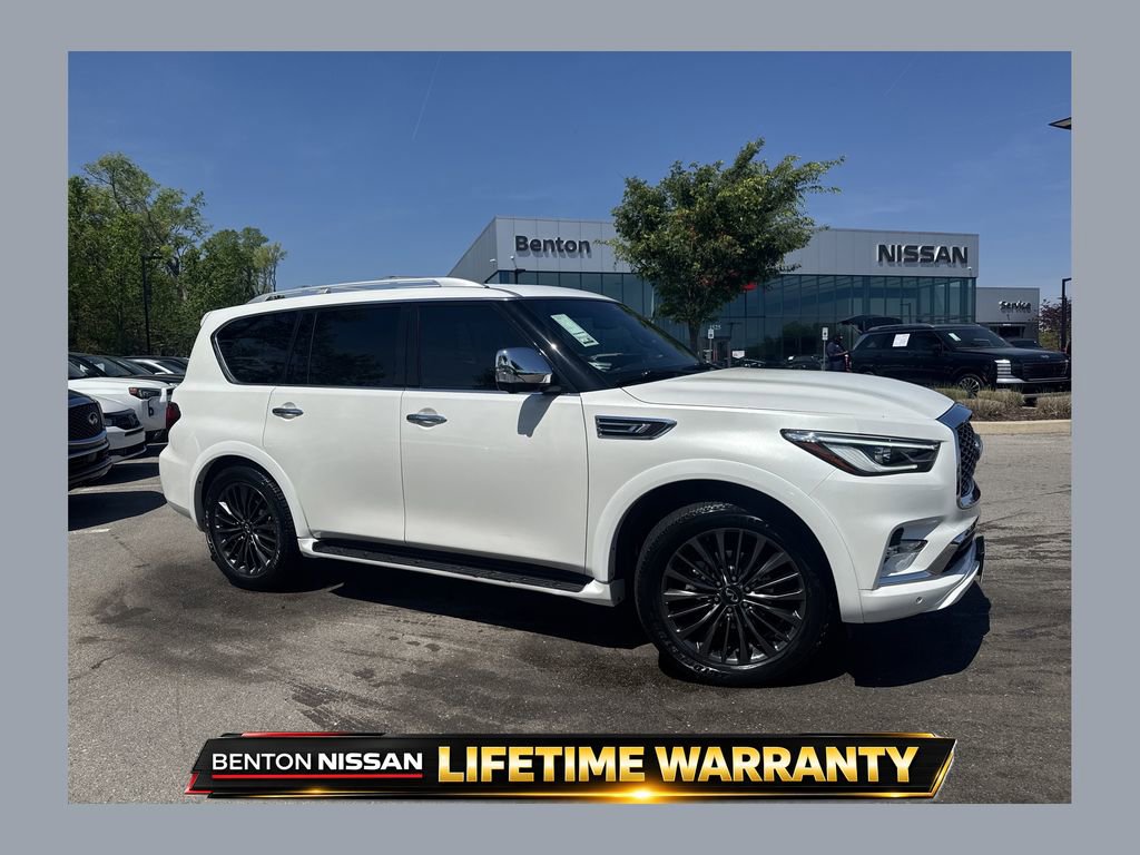Used 2023 INFINITI QX80 Sensory w/ Cargo Package AWD/4WD image 1