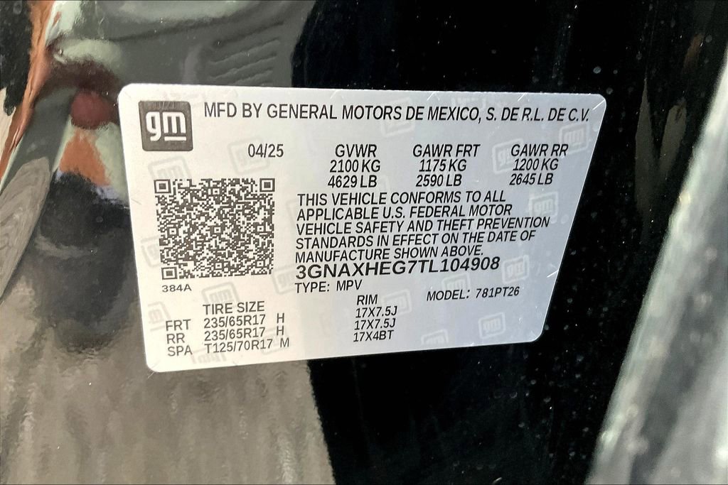 New 2026 Chevrolet Equinox LT w/ LPO, Floor Liner Package FWD image 8