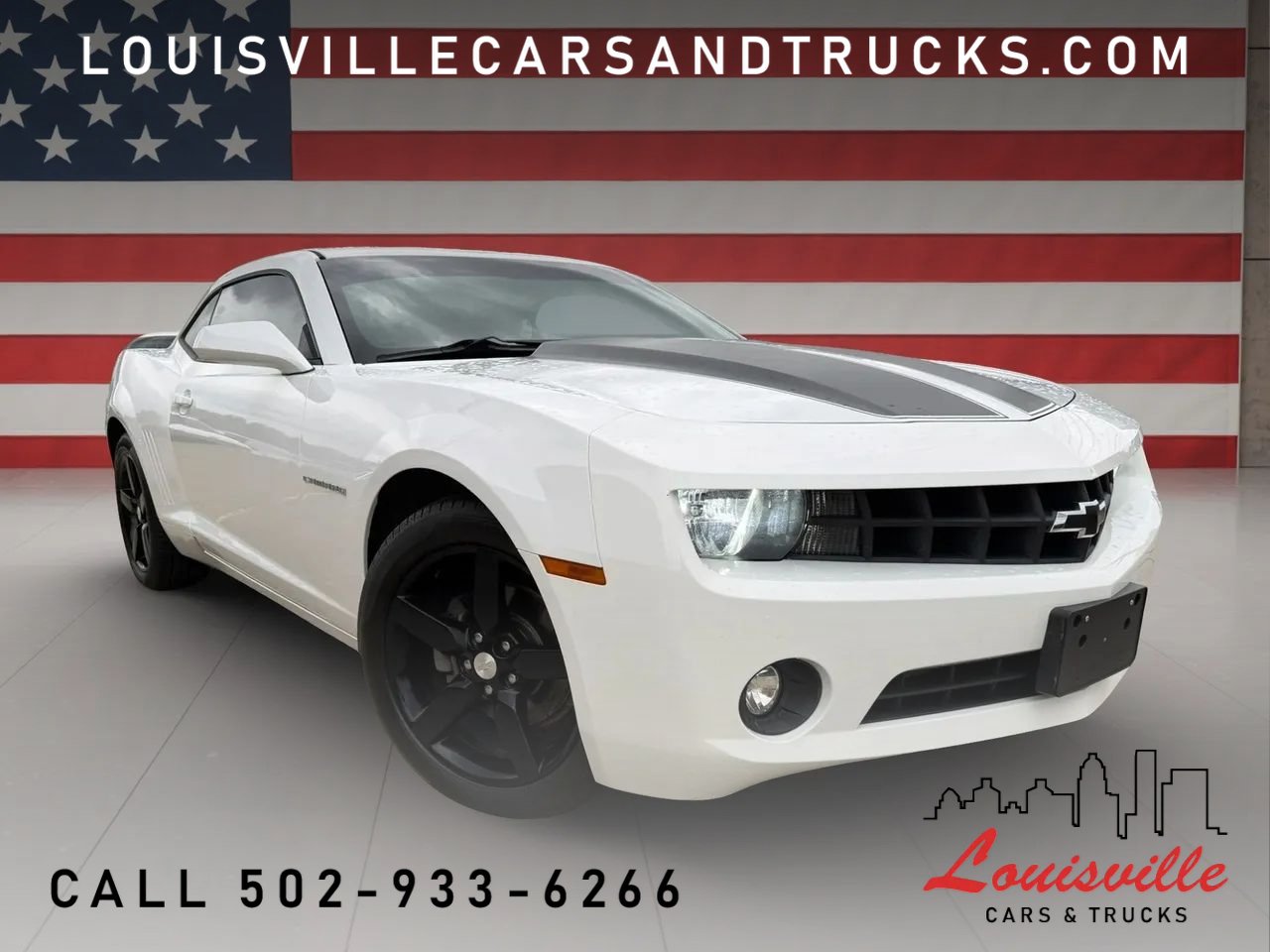 Used 2010 Chevrolet Camaro LT w/ Black Stripe Package RWD image 1