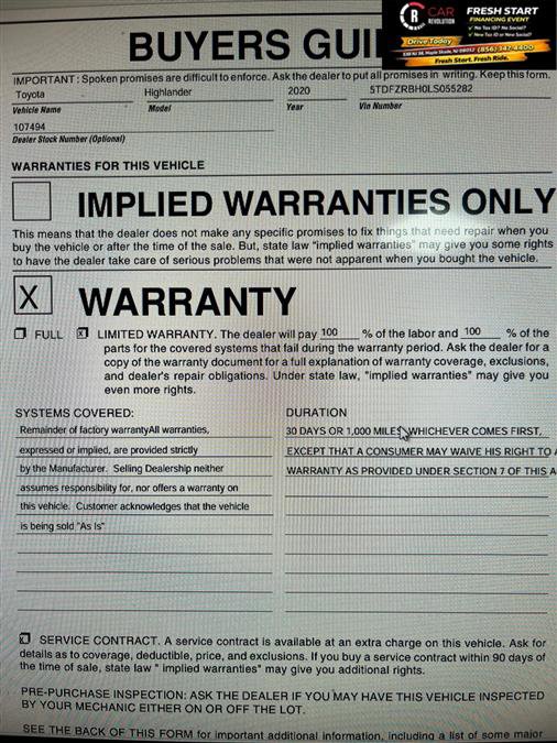 Used 2020 Toyota Highlander Platinum image 14