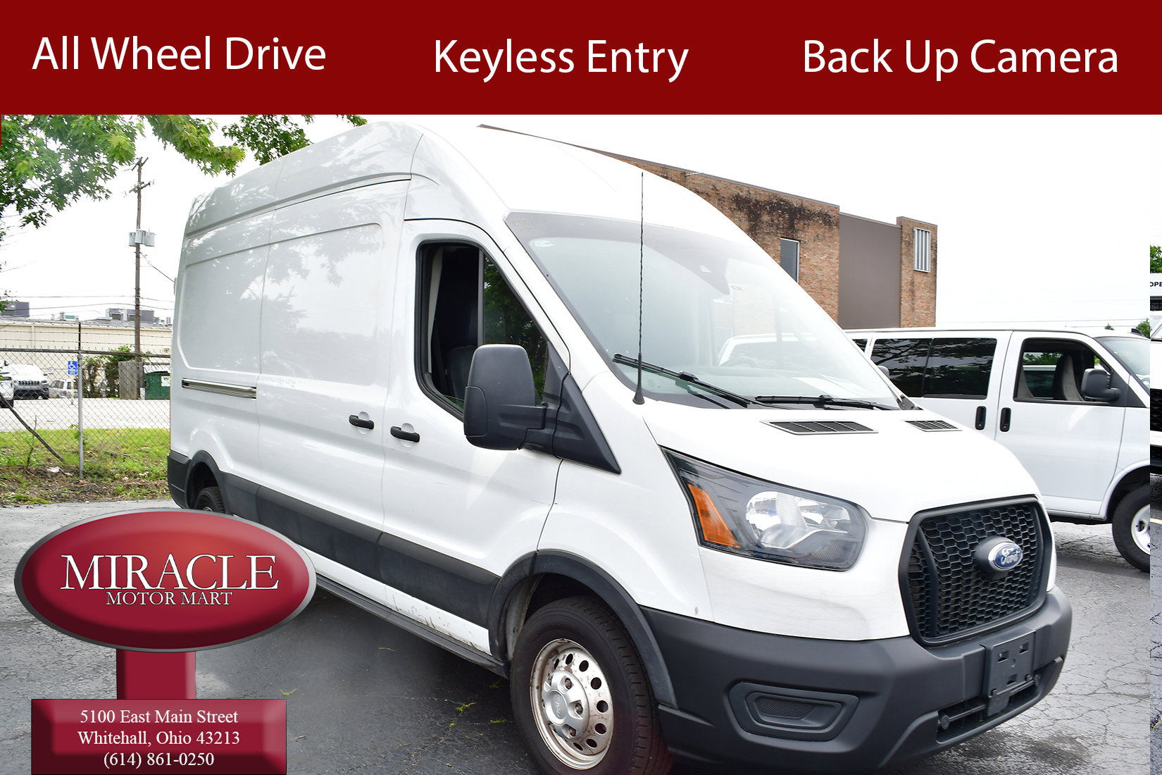 Used 2023 Ford Transit 250 148 High Roof AWD w/ Load Area Protection Package