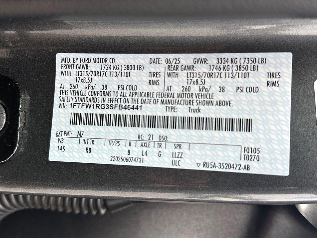 Used 2025 Ford F150 Raptor image 35