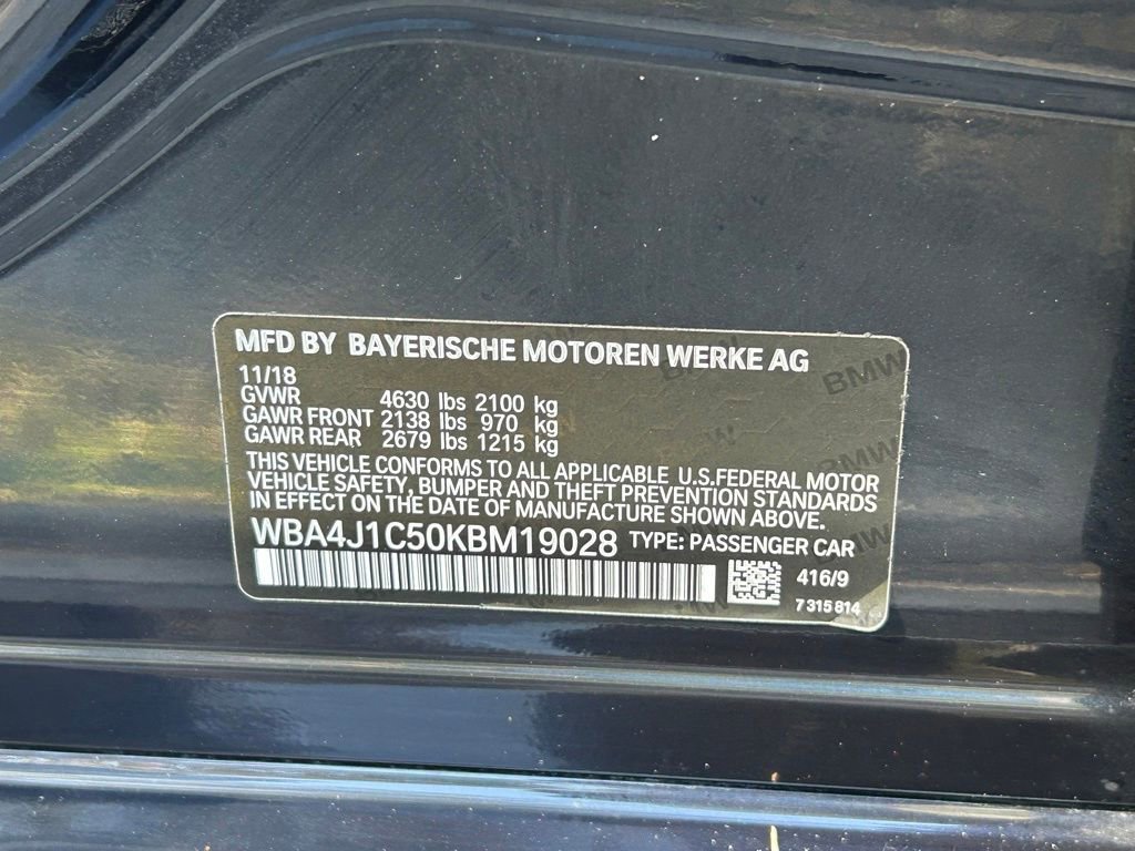 Used 2019 BMW 430i Gran Coupe w/ M Sport Package image 58