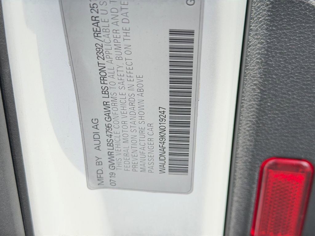 Used 2019 Audi A4 2.0T Premium w/ Convenience Package image 28