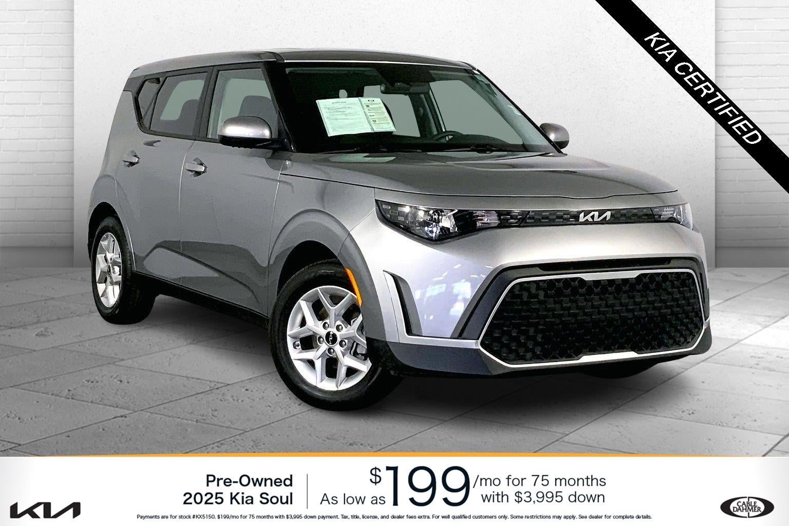 Certified 2025 Kia Soul LX