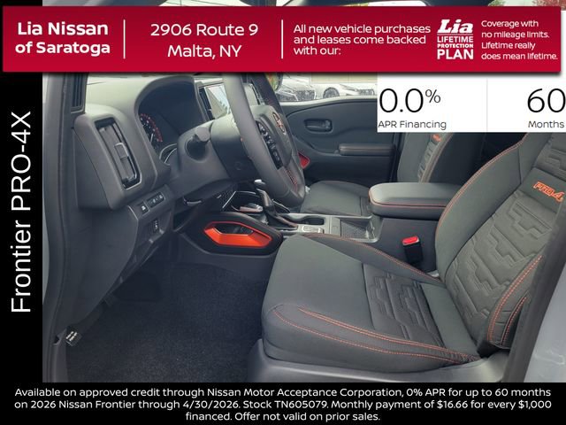 New 2026 Nissan Frontier PRO-4X w/ Pro-4x Convenience Package AWD/4WD image 13