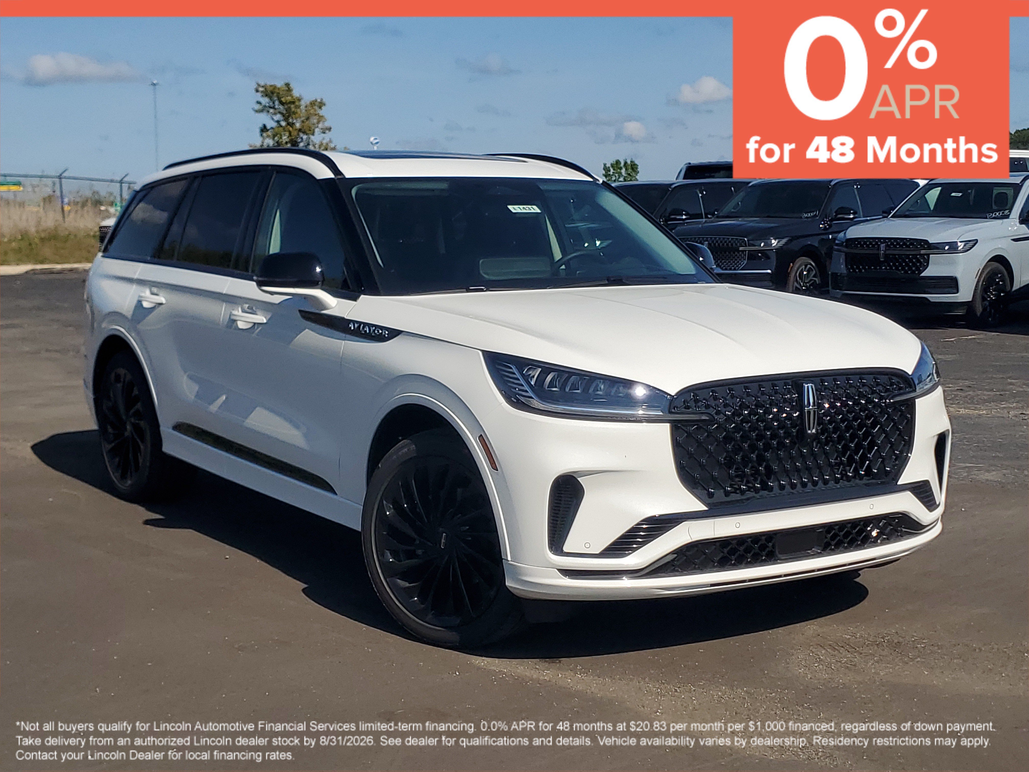 New 2026 Lincoln Aviator Reserve w/ Jet Appearance Package AWD/4WD 360° Tour