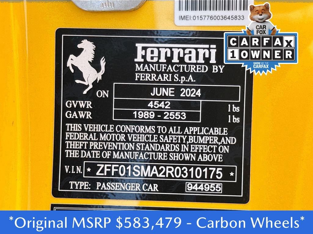 Used 2024 Ferrari 296 GTS image 31