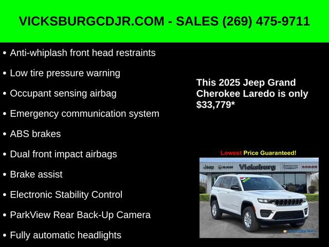 New 2025 Jeep Grand Cherokee Laredo image 16