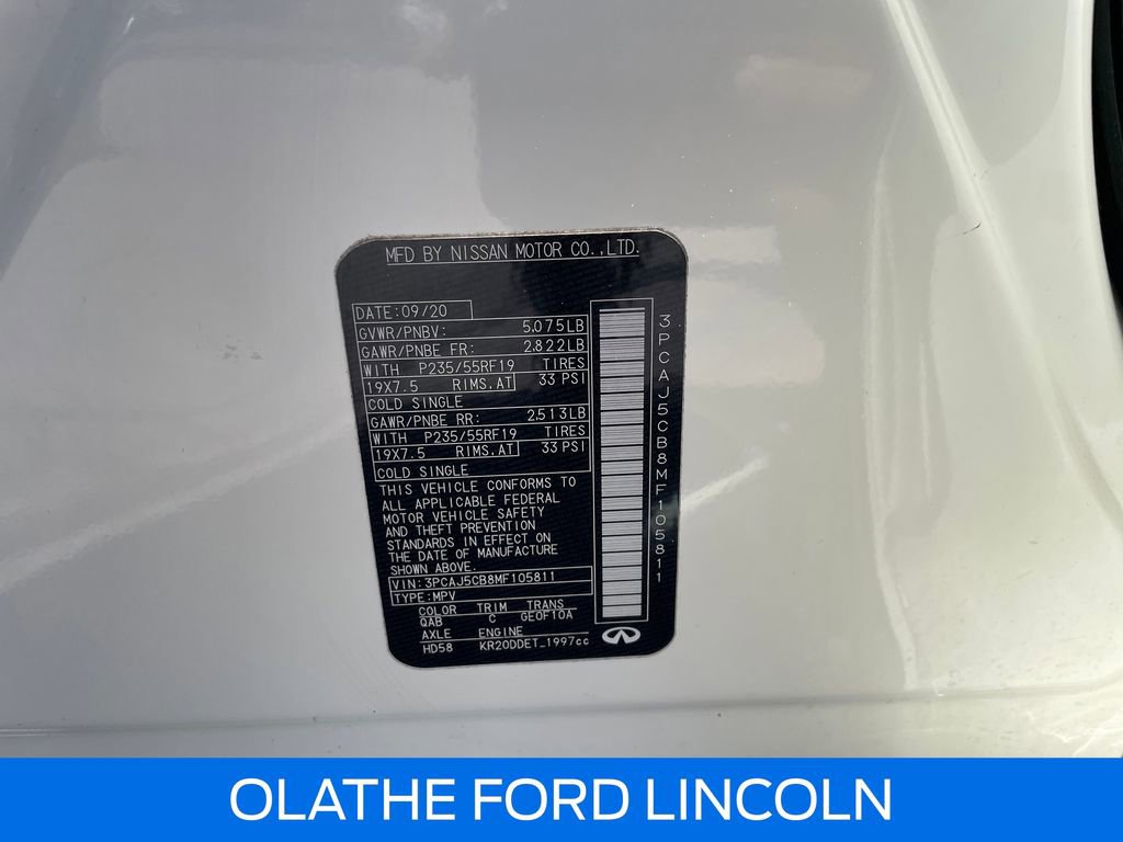 Used 2021 INFINITI QX50 Essential w/ Convenience Package image 28