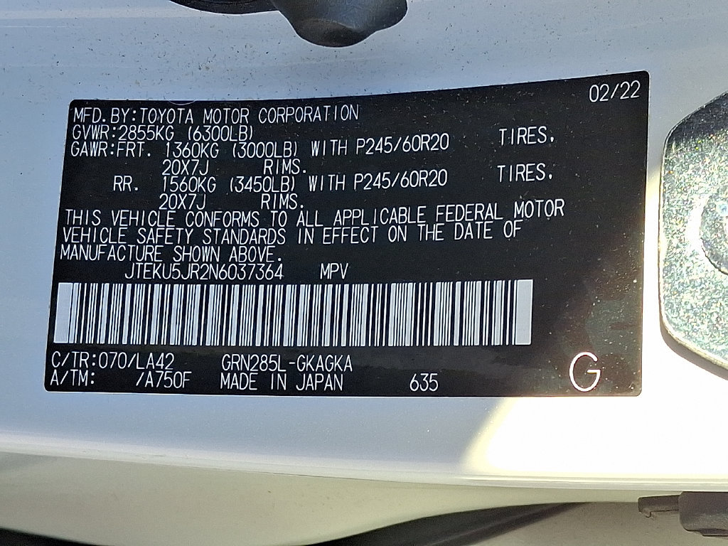 Used 2022 Toyota 4Runner Limited AWD/4WD image 28