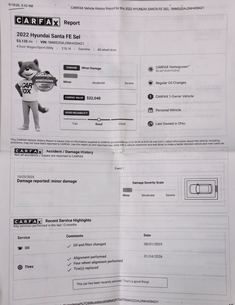 Certified 2022 Hyundai Santa Fe SEL AWD/4WD image 5