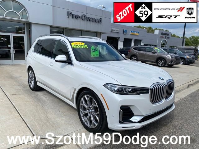 Used 2021 BMW X7 xDrive40i w/ Premium Package AWD/4WD image 1