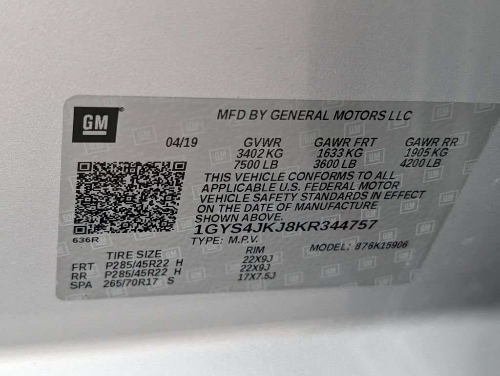 Used 2019 Cadillac Escalade ESV Premium Luxury w/ Escalade Sport Edition AWD/4WD image 38