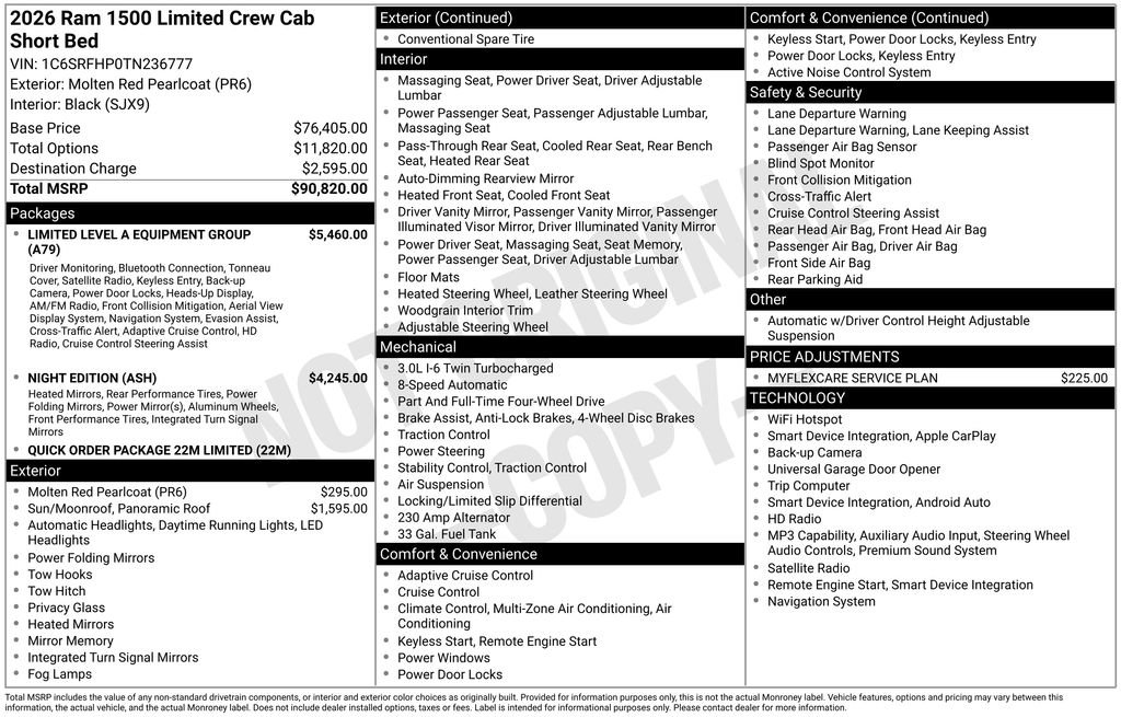 New 2026 RAM 1500 Limited AWD/4WD image 3
