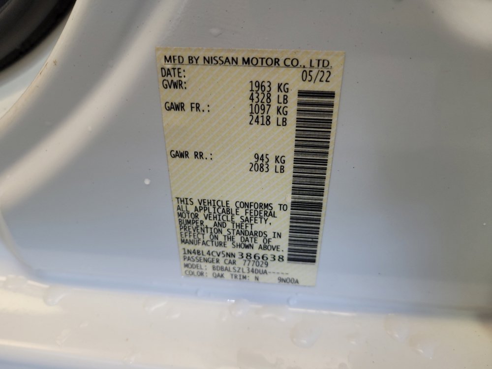 Used 2022 Nissan Altima 2.5 SR FWD image 33