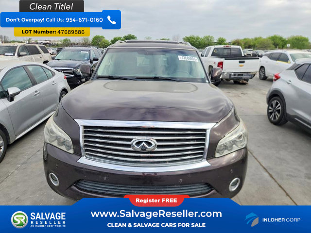 Used 2014 INFINITI QX80 4WD w/ Theater Package image 7