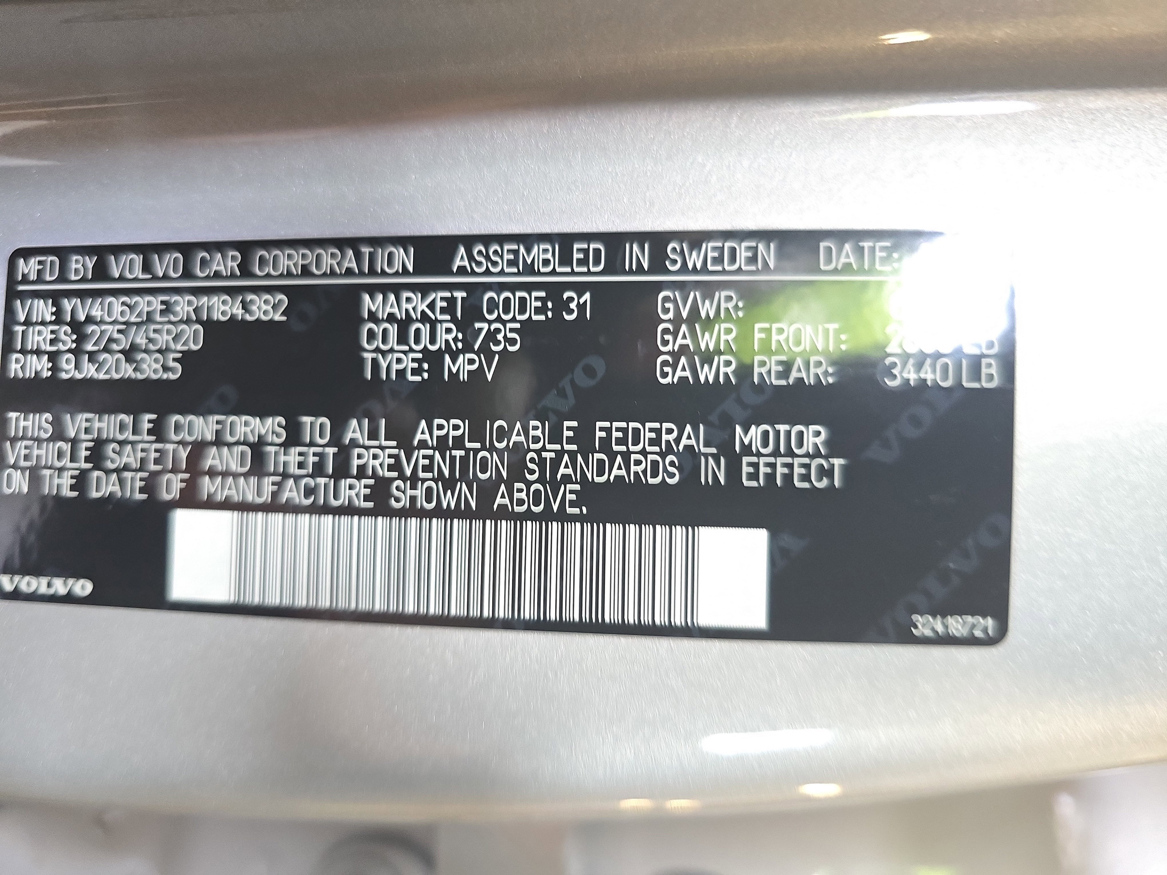Used 2024 Volvo XC90 B6 Plus w/ Protection Package Premier AWD/4WD image 34
