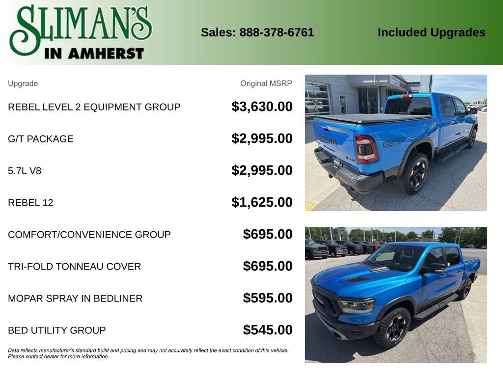 Used 2022 RAM 1500 Rebel w/ Rebel Level 2 Equipment Group AWD/4WD image 10