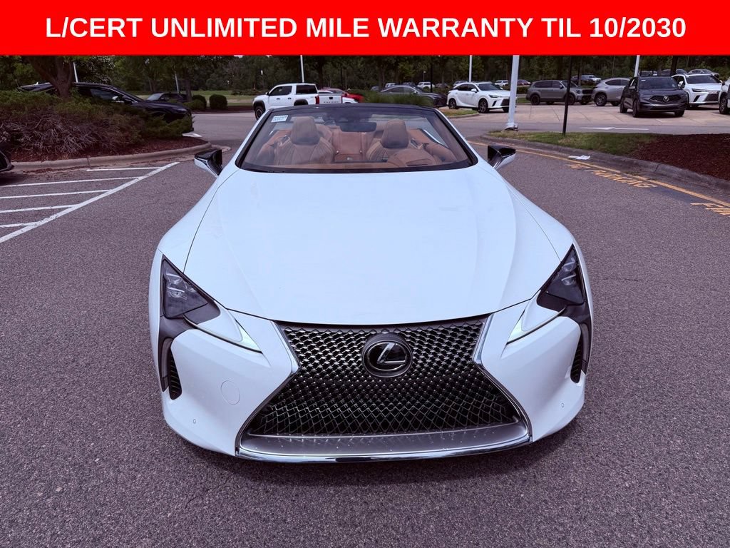 Certified 2024 Lexus LC 500 Convertible w/ Touring Package RWD image 2