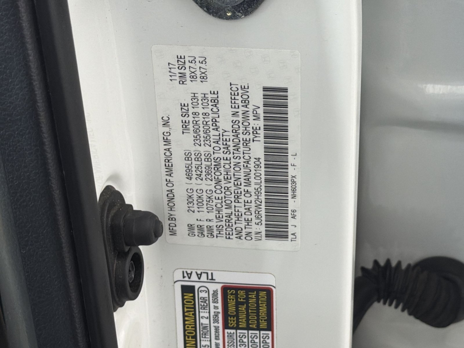 Used 2018 Honda CR-V Touring image 29