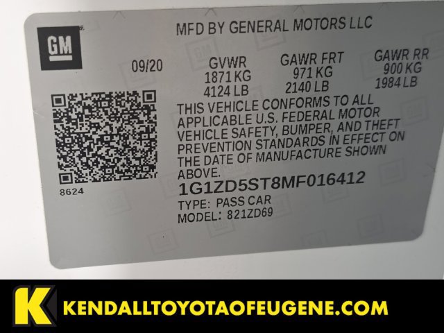 Used 2021 Chevrolet Malibu LT FWD image 10