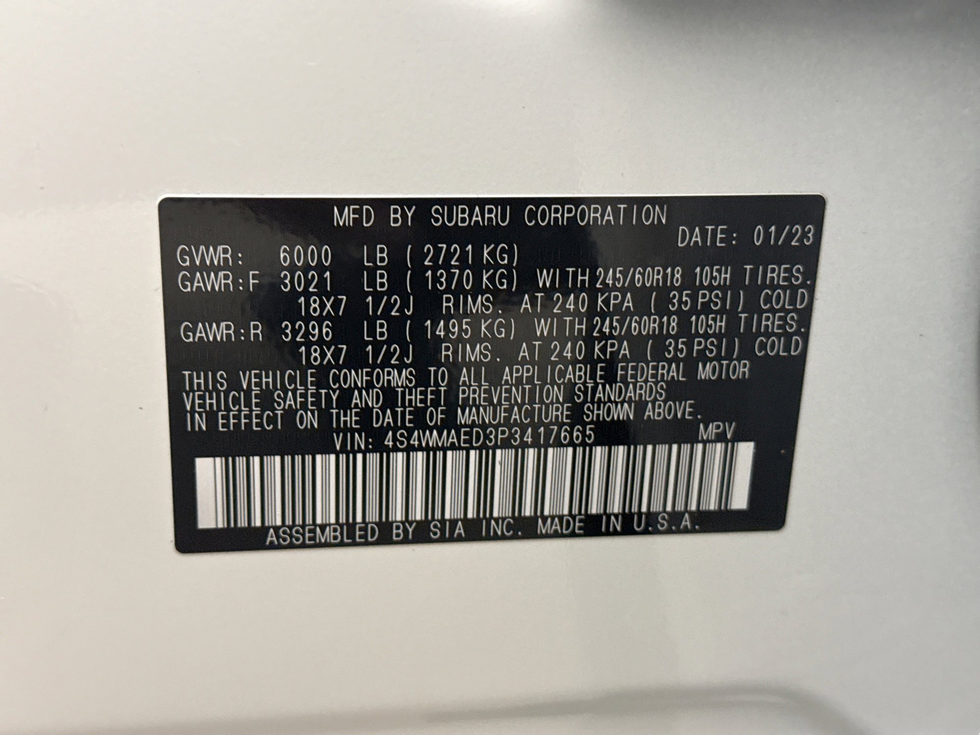 Used 2023 Subaru Ascent Premium w/ Convenience Package image 24