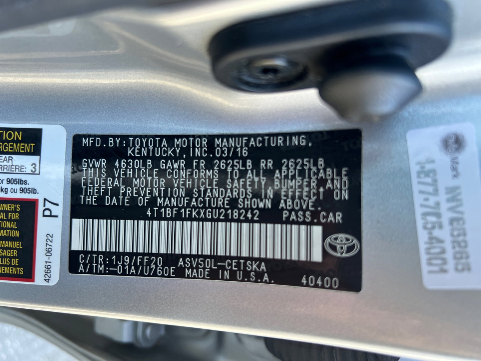Used 2016 Toyota Camry SE image 22