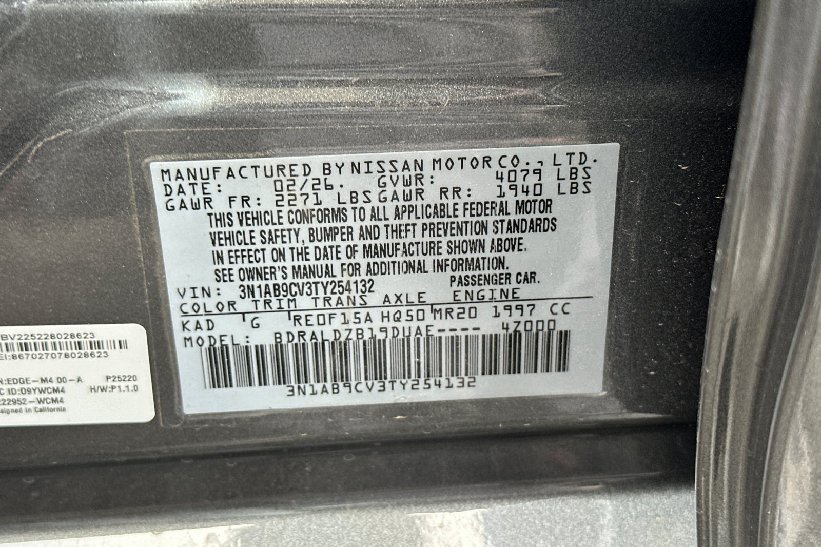 New 2026 Nissan Sentra SV w/ SV Convenience Package FWD image 26