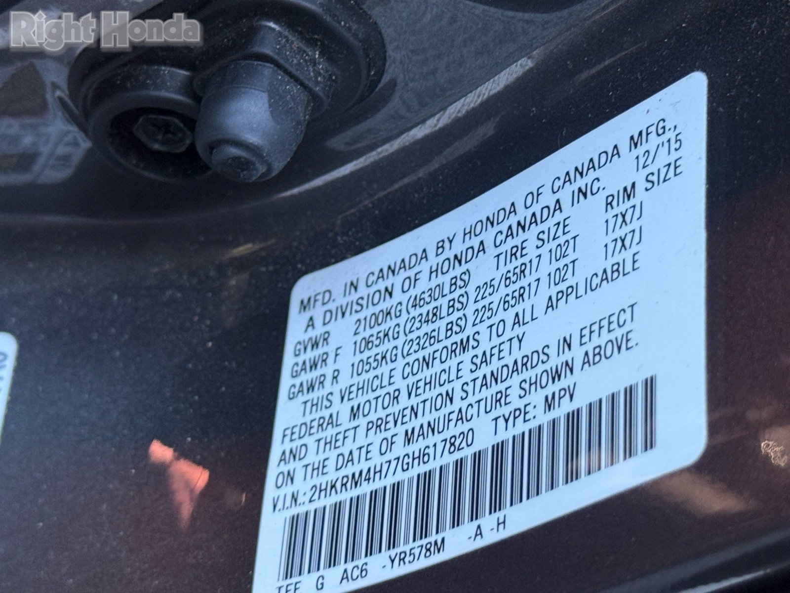 Used 2016 Honda CR-V EX-L image 14