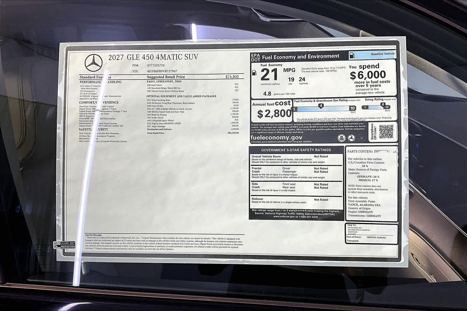 New 2027 Mercedes-Benz GLE 450 4MATIC image 18