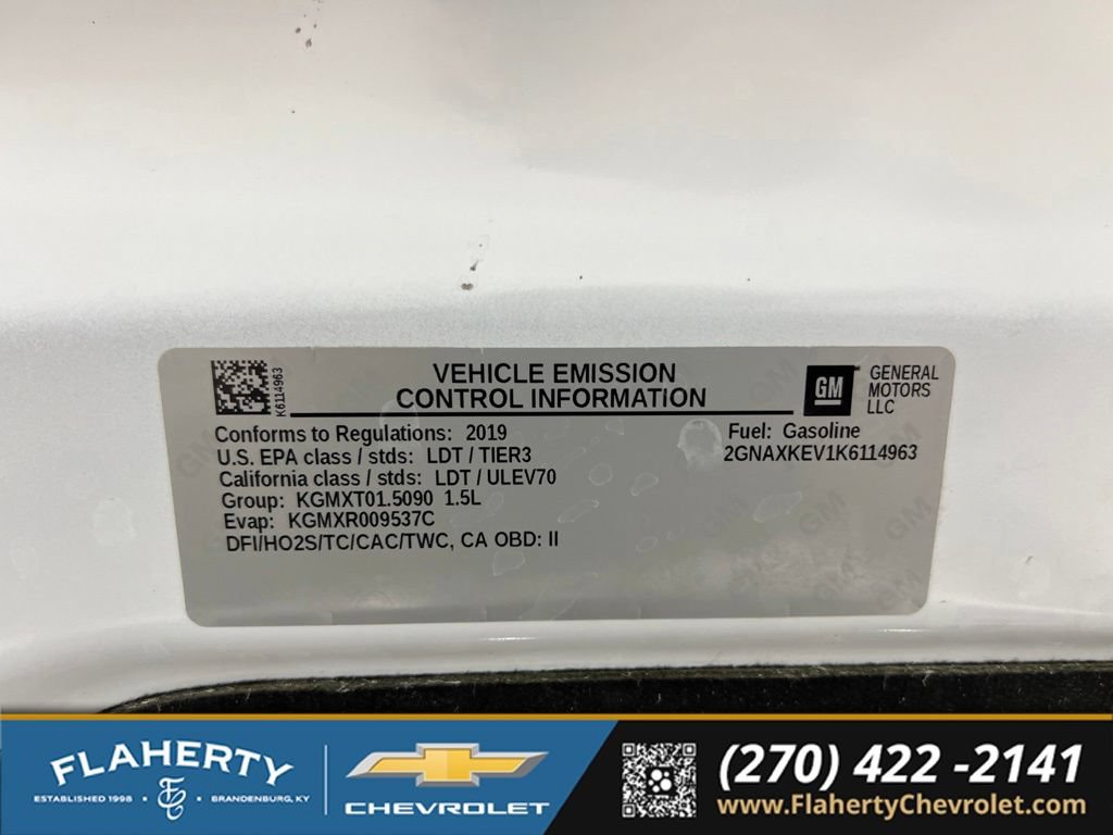 Used 2019 Chevrolet Equinox LT w/ Sun & Navigation Package FWD image 17