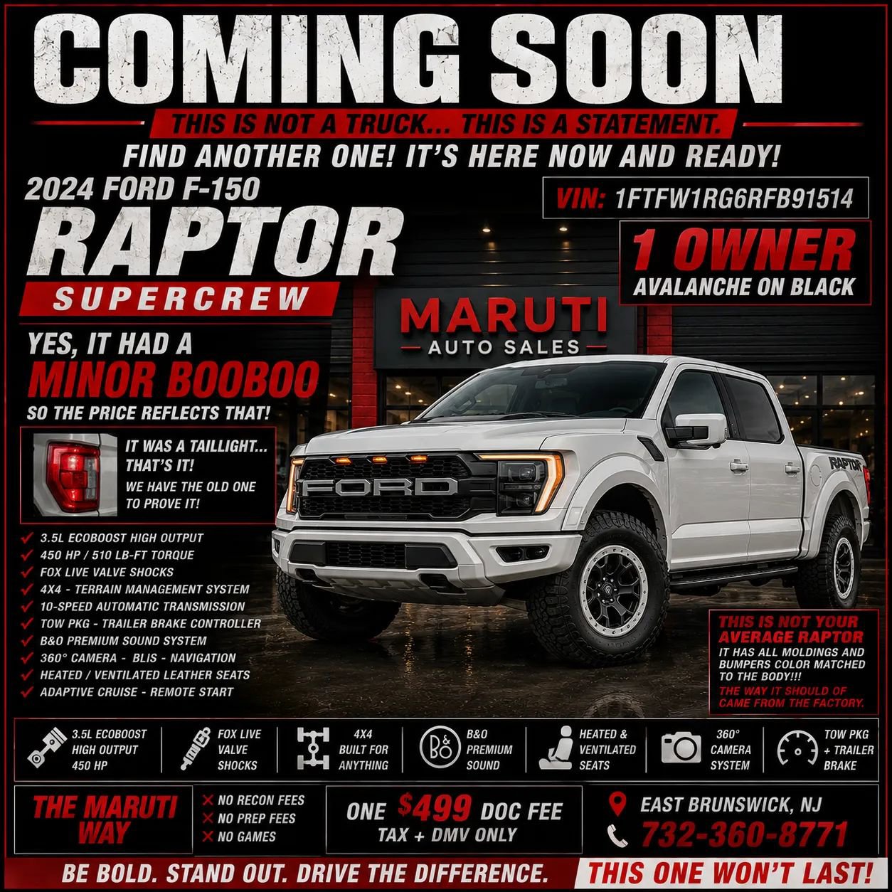 Used 2024 Ford F150 Raptor AWD/4WD image 1