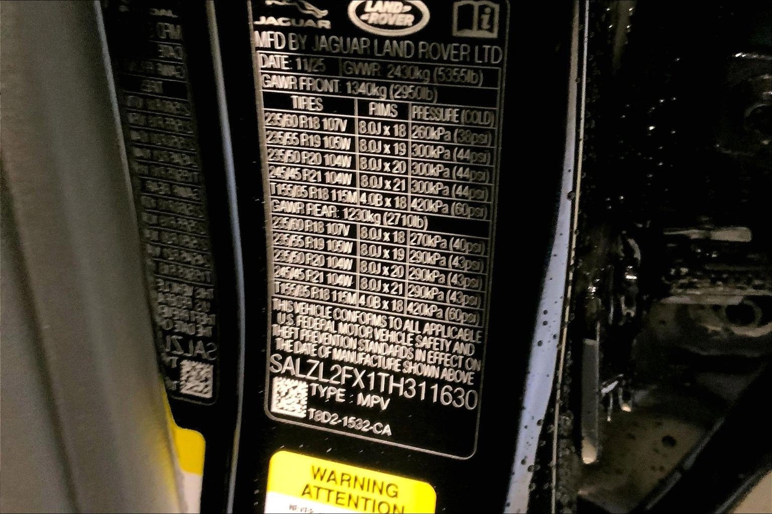 New 2026 Land Rover Range Rover Evoque Dynamic SE image 18