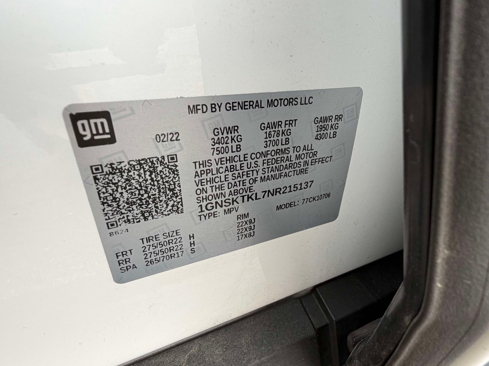 Used 2022 Chevrolet Tahoe High Country AWD/4WD image 34