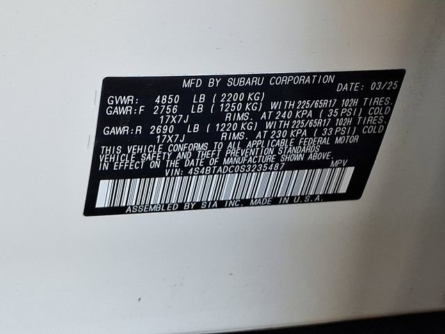 Used 2025 Subaru Outback Premium w/ Popular Package #1A image 32