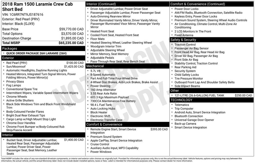 Used 2018 RAM 1500 Laramie image 31