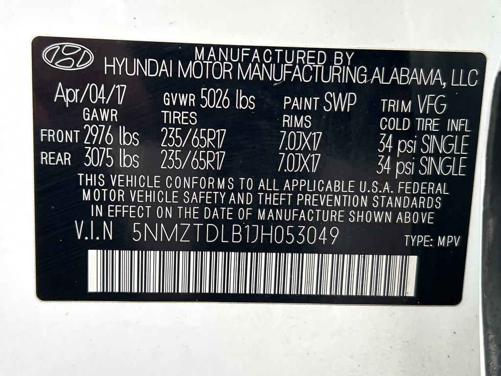 Used 2018 Hyundai Santa Fe Sport AWD/4WD image 32